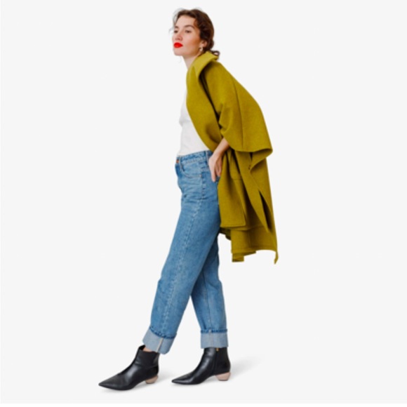 Nica Wool Coat (Pistachio) by Rotunda - Picture 2 of 7